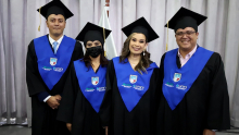 UNIB hace entrega de títulos de postgrado en ceremonia de graduación organizada por FUNIBER 